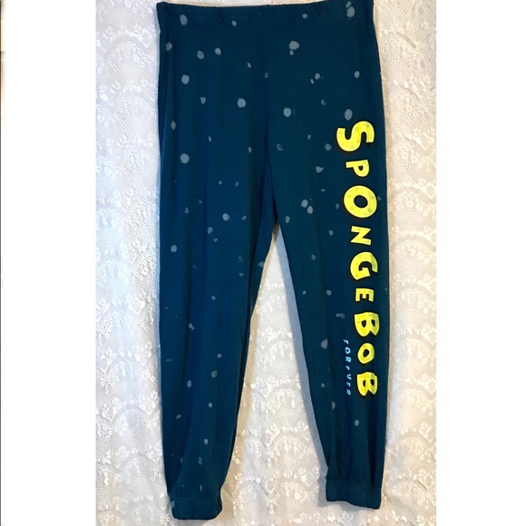 Nickelodeon Intimates & Sleepwear Nwt Blue Sponge Bob Pajama Pants